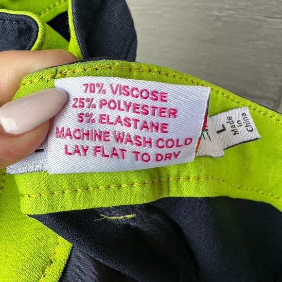 GRETCHEN SCOTT Navy Blue Pants Women's Size L - Picture 4 of 4